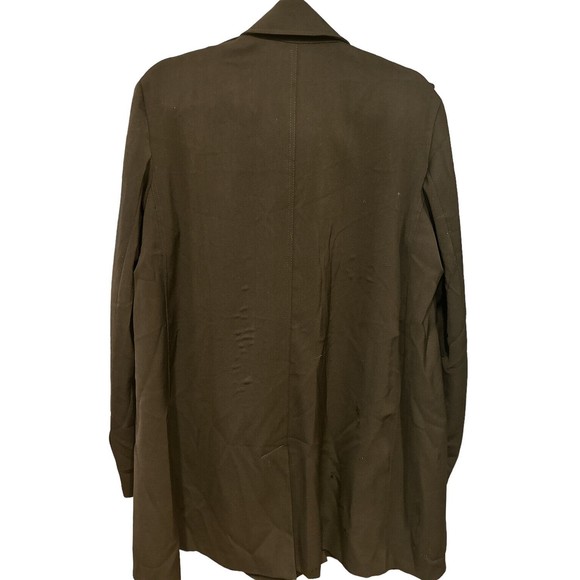 Burberry Women’s Button Up Jacket Made In Italy Black Sz 14 - Picture 2 of 11